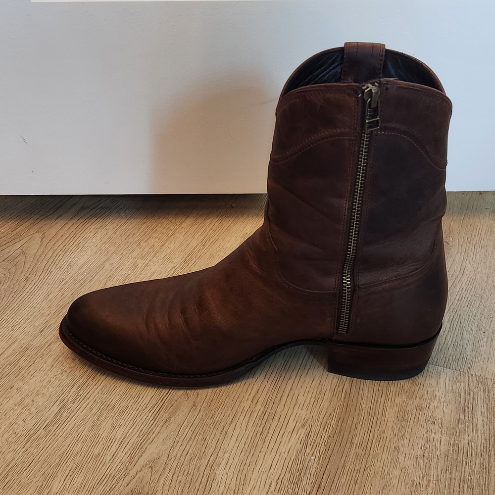 Men's TECOVAS Dean Zipper Boots - Picture 12 of 15